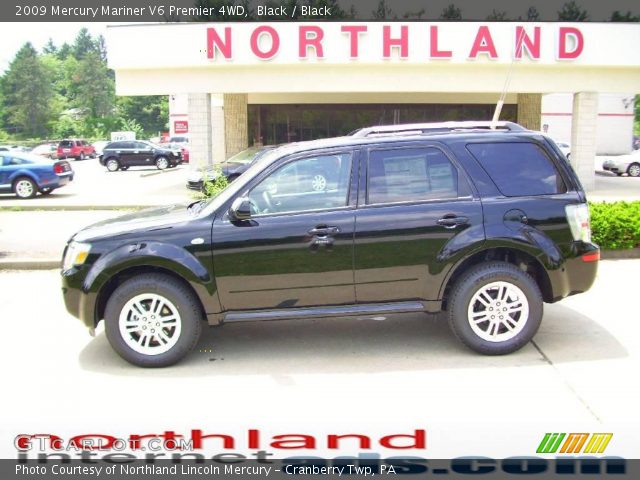 2009 Mercury Mariner V6 Premier 4WD in Black