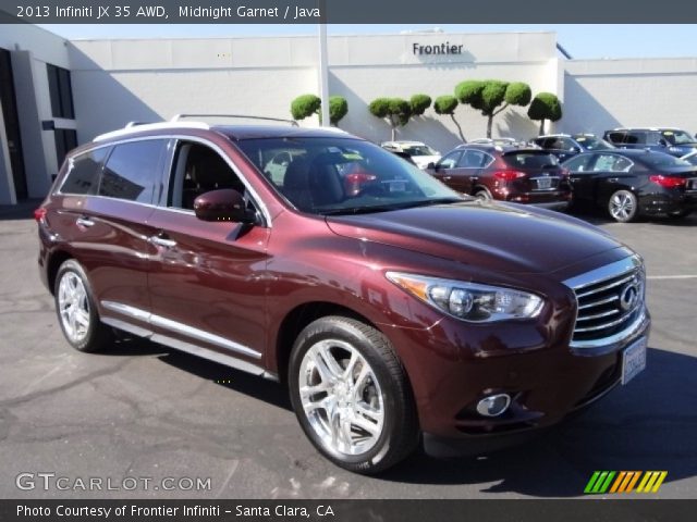 2013 Infiniti JX 35 AWD in Midnight Garnet