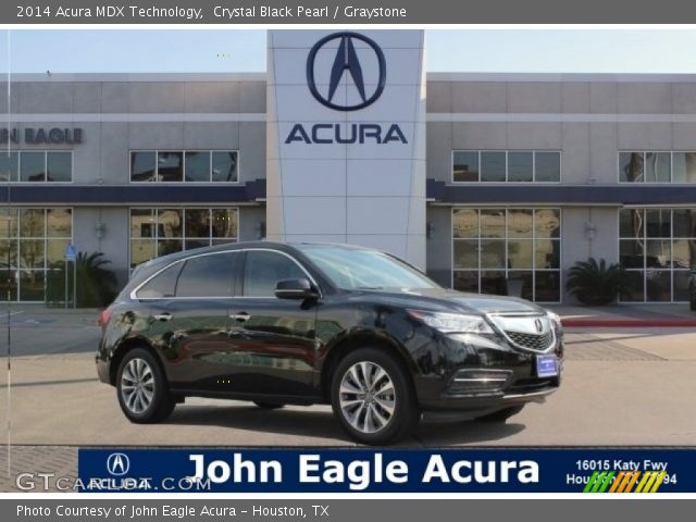 2014 Acura MDX Technology in Crystal Black Pearl