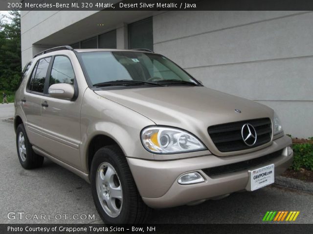 2002 Mercedes-Benz ML 320 4Matic in Desert Silver Metallic