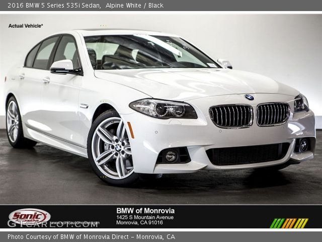 2016 BMW 5 Series 535i Sedan in Alpine White