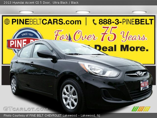 2013 Hyundai Accent GS 5 Door in Ultra Black