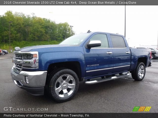 2016 Chevrolet Silverado 1500 LTZ Crew Cab 4x4 in Deep Ocean Blue Metallic