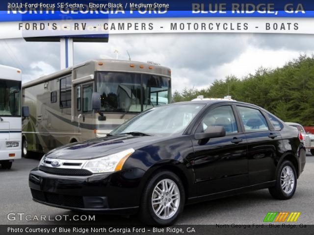 2011 Ford Focus SE Sedan in Ebony Black