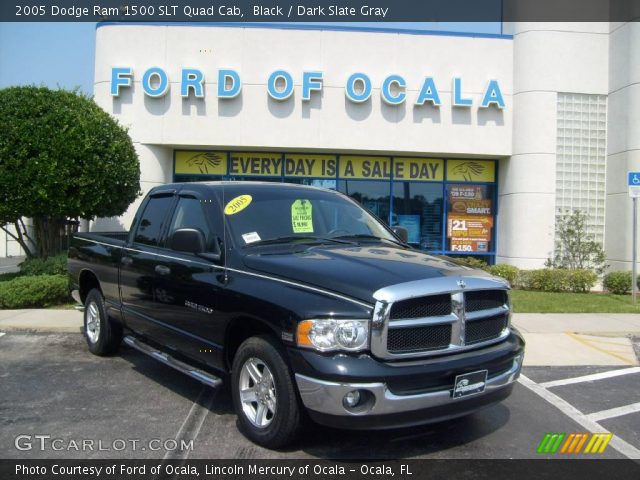 2005 Dodge Ram 1500 SLT Quad Cab in Black