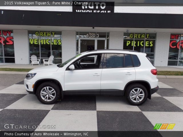 2015 Volkswagen Tiguan S in Pure White