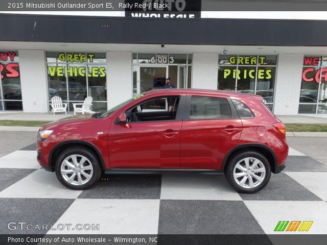 2015 Mitsubishi Outlander Sport ES in Rally Red