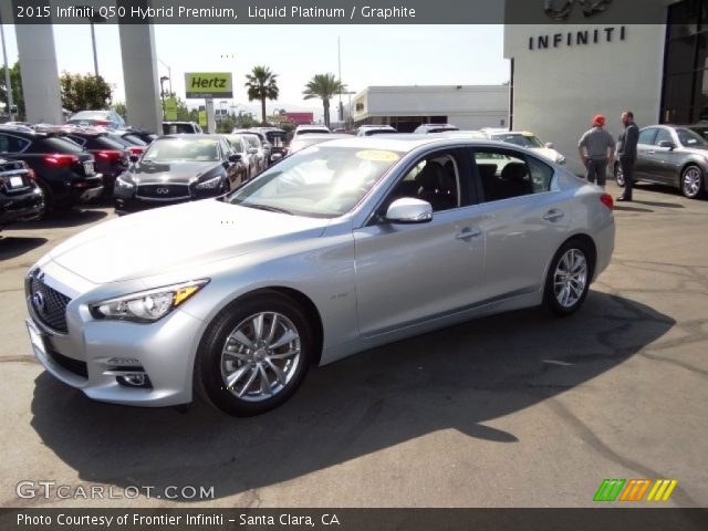 2015 Infiniti Q50 Hybrid Premium in Liquid Platinum