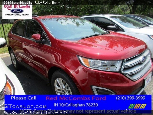 2016 Ford Edge SEL in Ruby Red