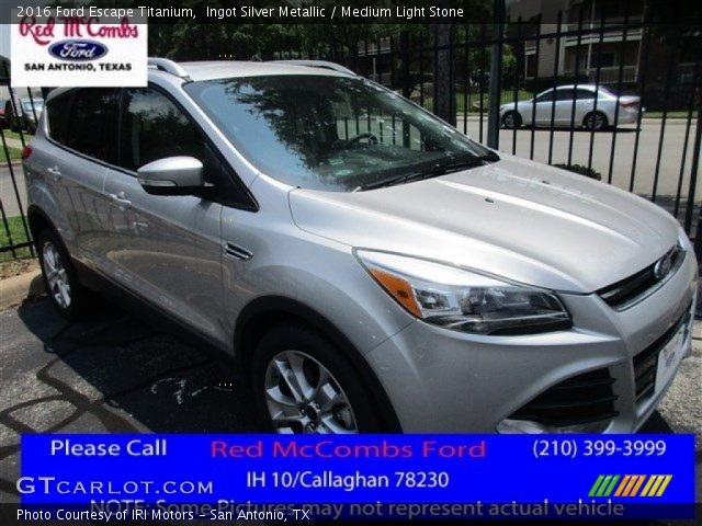 2016 Ford Escape Titanium in Ingot Silver Metallic