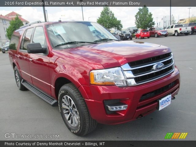 2016 Ford Expedition EL Platinum 4x4 in Ruby Red Metallic