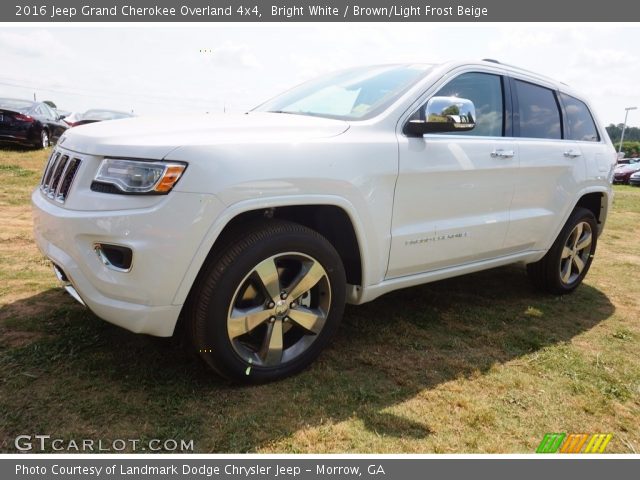 2016 Jeep Grand Cherokee Overland 4x4 in Bright White