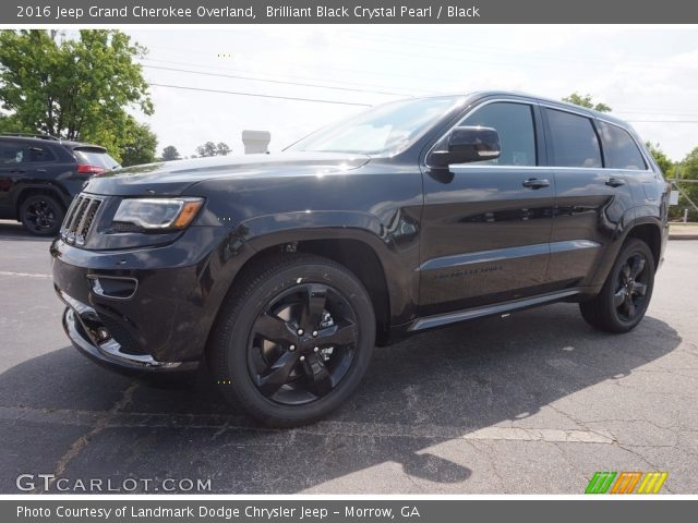 2016 Jeep Grand Cherokee Overland in Brilliant Black Crystal Pearl