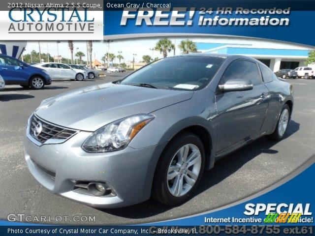 2012 Nissan Altima 2.5 S Coupe in Ocean Gray