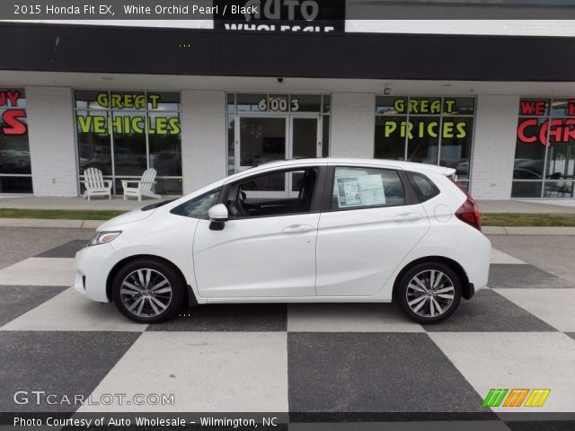 2015 Honda Fit EX in White Orchid Pearl
