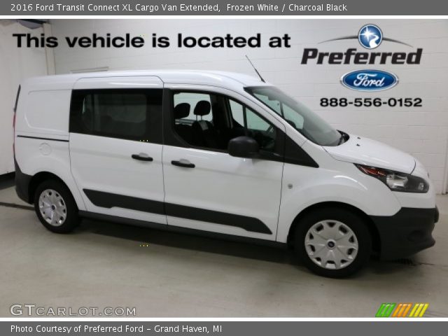 2016 Ford Transit Connect XL Cargo Van Extended in Frozen White