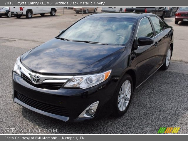 2013 Toyota Camry XLE V6 in Attitude Black Metallic