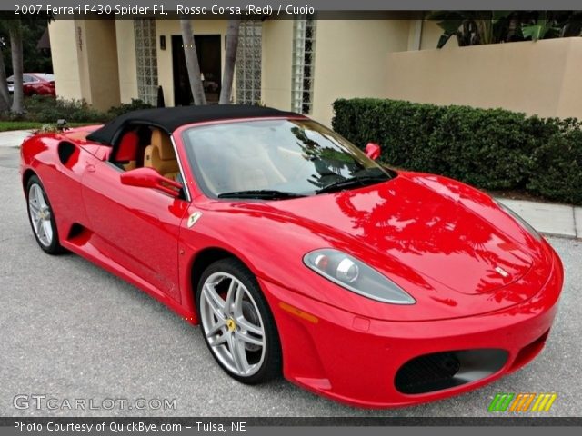 2007 Ferrari F430 Spider F1 in Rosso Corsa (Red)