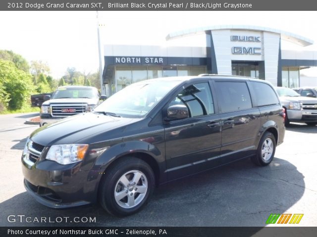 2012 Dodge Grand Caravan SXT in Brilliant Black Crystal Pearl
