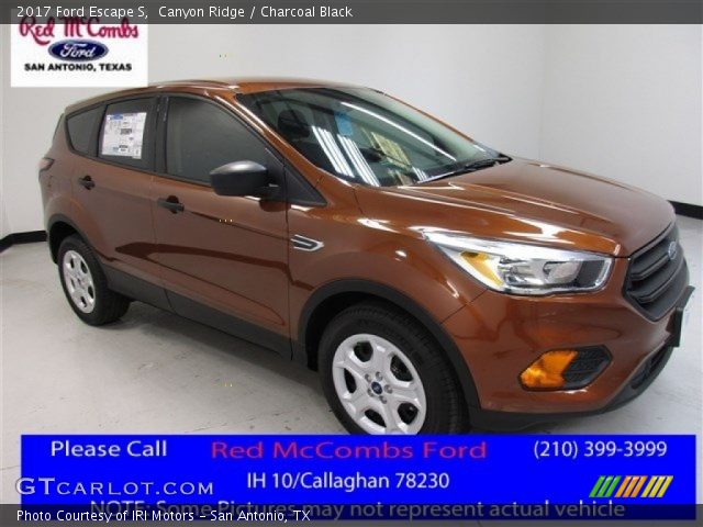2017 Ford Escape S in Canyon Ridge
