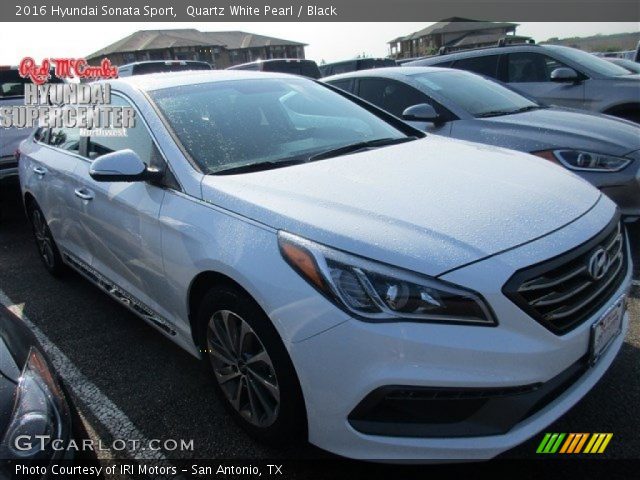 2016 Hyundai Sonata Sport in Quartz White Pearl