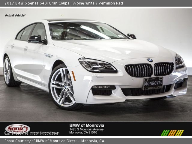 2017 BMW 6 Series 640i Gran Coupe in Alpine White