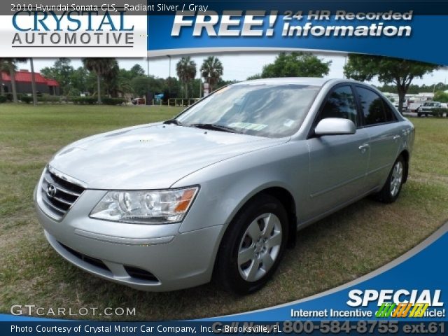 2010 Hyundai Sonata GLS in Radiant Silver