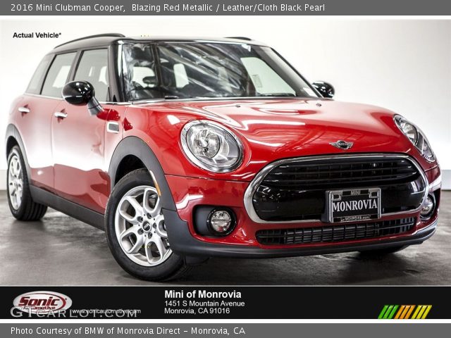 2016 Mini Clubman Cooper in Blazing Red Metallic
