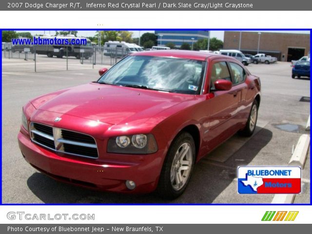 2007 Dodge Charger R/T in Inferno Red Crystal Pearl