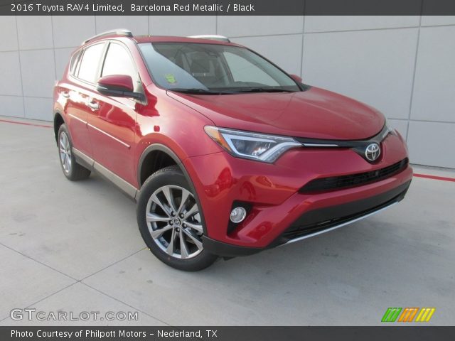 2016 Toyota RAV4 Limited in Barcelona Red Metallic
