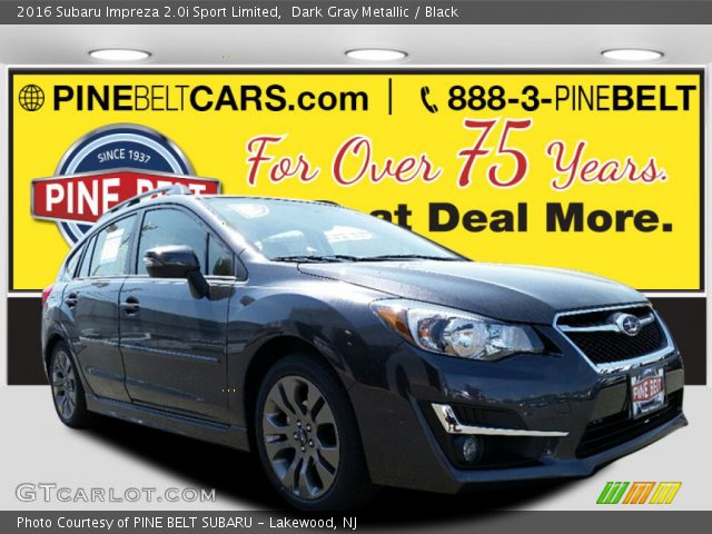 2016 Subaru Impreza 2.0i Sport Limited in Dark Gray Metallic