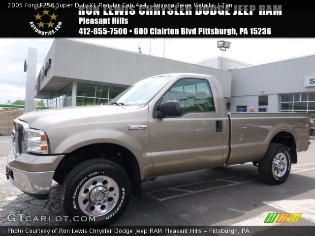 2005 Ford F250 Super Duty XL Regular Cab 4x4 in Arizona Beige Metallic