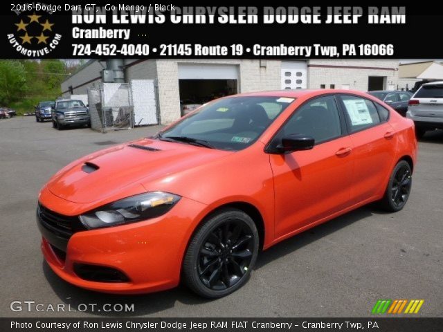 2016 Dodge Dart GT in Go Mango