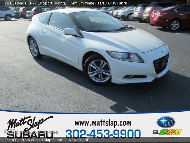 2011 Honda CR-Z EX Sport Hybrid in Premium White Pearl