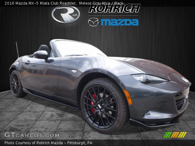 2016 Mazda MX-5 Miata Club Roadster in Meteor Gray Mica