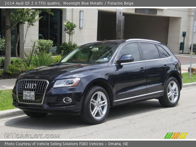 2014 Audi Q5 2.0 TFSI quattro in Moonlight Blue Metallic