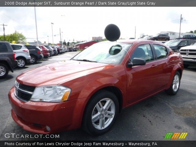 2008 Dodge Avenger SXT in Sunburst Orange Pearl