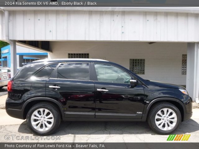 2014 Kia Sorento EX V6 AWD in Ebony Black