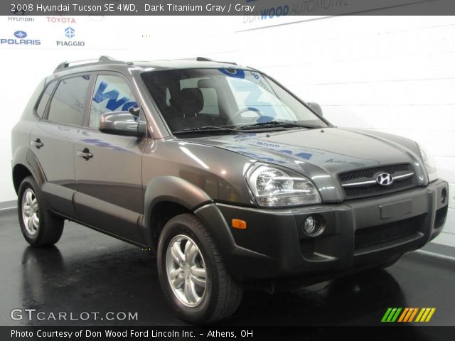2008 Hyundai Tucson SE 4WD in Dark Titanium Gray