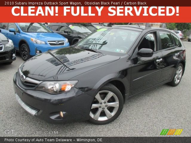 2010 Subaru Impreza Outback Sport Wagon in Obsidian Black Pearl