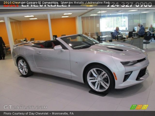 2016 Chevrolet Camaro SS Convertible in Silver Ice Metallic