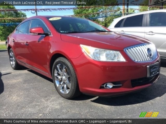 2010 Buick LaCrosse CXS in Red Jewel Tintcoat