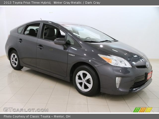 2013 Toyota Prius Three Hybrid in Winter Gray Metallic