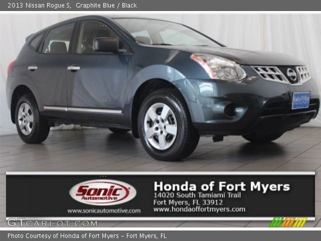 2013 Nissan Rogue S in Graphite Blue