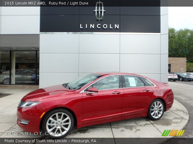 2015 Lincoln MKZ AWD in Ruby Red