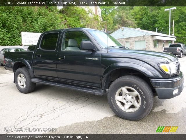 2002 Toyota Tacoma V6 Double Cab 4x4 in Black Sand Pearl