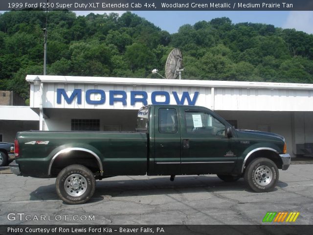 1999 Ford F250 Super Duty XLT Extended Cab 4x4 in Woodland Green Metallic