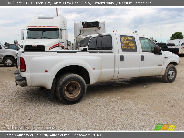 2003 Ford F350 Super Duty Lariat Crew Cab Dually in Oxford White