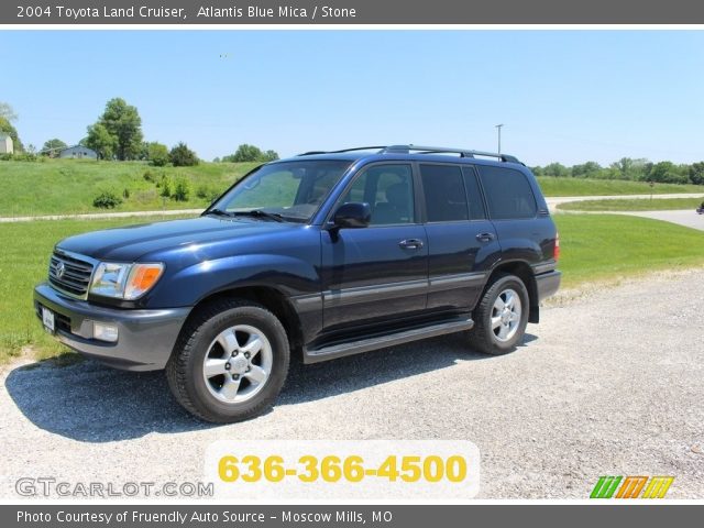 2004 Toyota Land Cruiser  in Atlantis Blue Mica