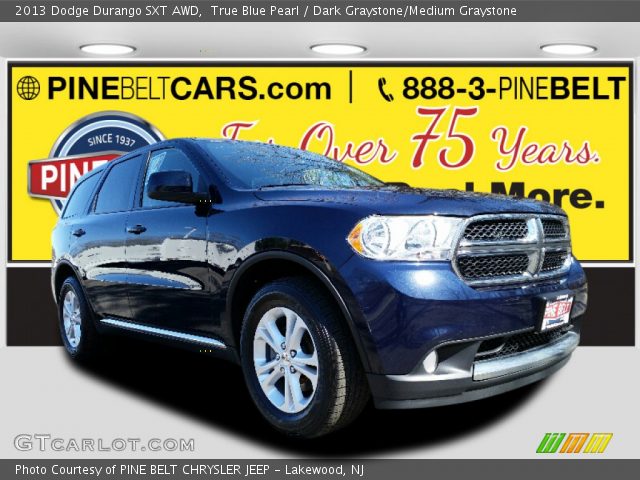 2013 Dodge Durango SXT AWD in True Blue Pearl